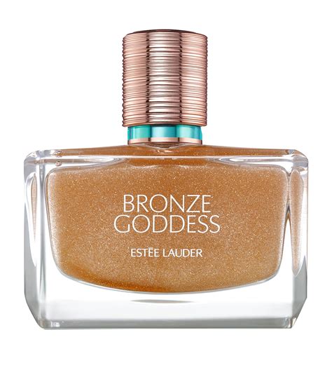 bronze goddess shimmering hair oil.